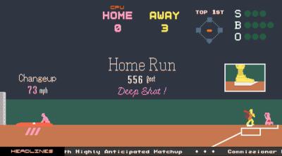 Screenshot of 2D Baseball Duel