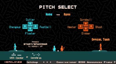 Screenshot of 2D Baseball Duel