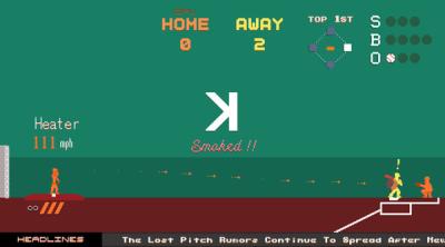 Screenshot of 2D Baseball Duel