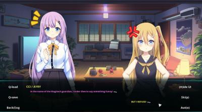 Screenshot of A2C: Ayry seems to be playtesting a 2D runner shooter from Cci