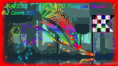 Screenshot of A2C: Ayry seems to be playtesting a 2D runner shooter from Cci