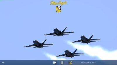 Capture d'écran de Blue Angels Aerobatic Flight Simulator