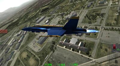 Screenshot of Blue Angels Aerobatic Flight Simulator