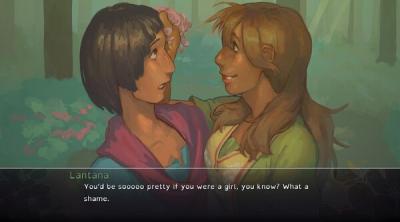 Screenshot of Breathless Winds - LGBT Visual Novel