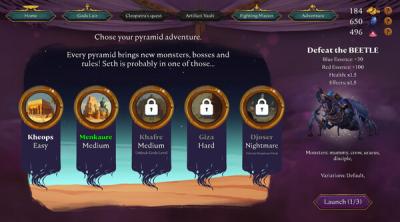 Capture d'écran de Creeping Deck: Pharaoh's Curse