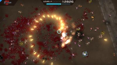 Screenshot of Crimsonland