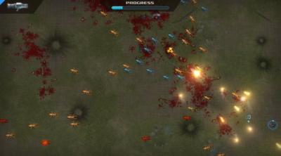 Screenshot of Crimsonland