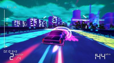 Screenshot of Electro Ride: The Neon Racing