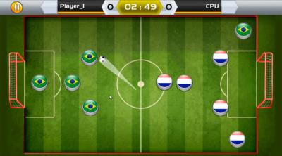 Screenshot of Finger Soccer