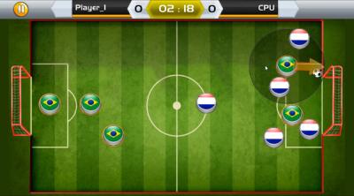 Screenshot of Finger Soccer