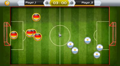Screenshot of Finger Soccer