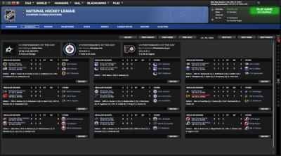 Screenshot of Franchise Hockey Manager 11