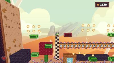 Screenshot of Froggy Bouncing Adventures