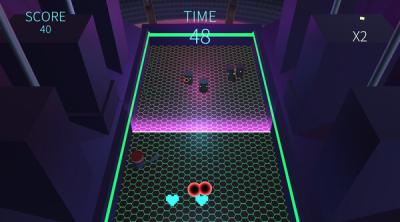 Screenshot of Galactic Tennis