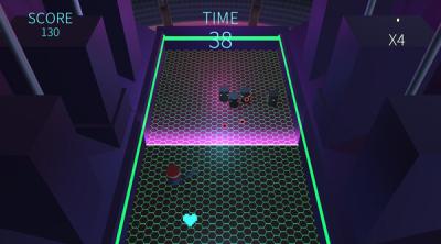 Screenshot of Galactic Tennis