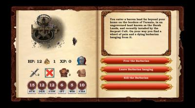 Screenshot of Heroes of Book & Paper