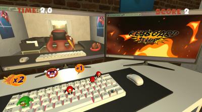 Screenshot of Keyboard Tennis