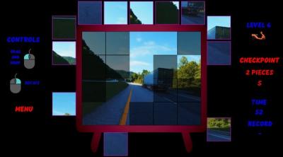 Screenshot of Motorbike Video Puzzle