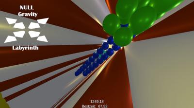 Screenshot of Null Gravity Labyrinth