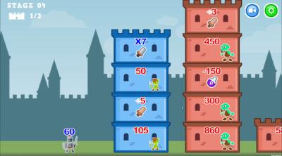 Screenshot of Number Tower