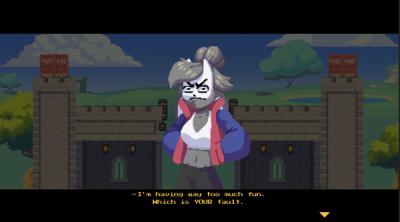 Screenshot of PEPPERED: an existential platformer