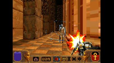 Screenshot of PowerSlave DOS Classic Edition