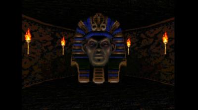 Screenshot of PowerSlave DOS Classic Edition