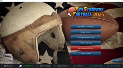 Screenshot of Pro Strategy Football 2025