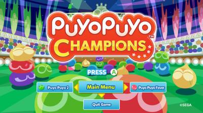 Capture d'écran de Puyo Puyo Champions