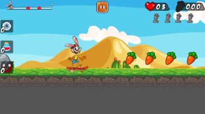 Screenshot of Rabbit on Skateboard