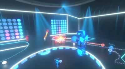 Screenshot of Robot Roller-Derby Disco Dodgeball