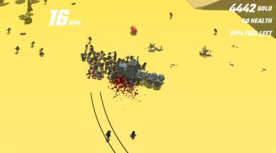 Screenshot of Running Over Zombies