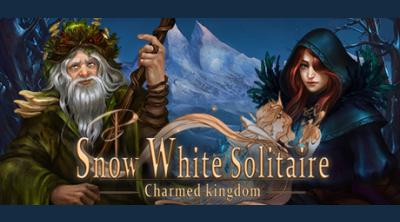 Logo of Snow White Solitaire. Charmed Kingdom