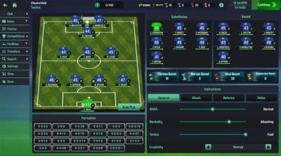 Screenshot of Soccer Manager 2020
