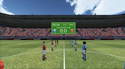 Screenshot of Soccer VR