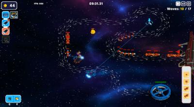 Screenshot of Space Cheese Defenders