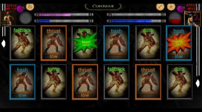 Screenshot of Spartacus Card Game