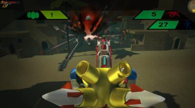 Screenshot of Spider-Tank vs Aliens