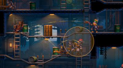 Capture d'écran de SteamWorld Heist II