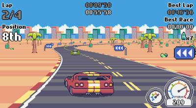 Screenshot of Steel Racer