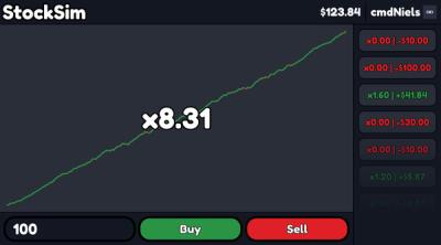 Screenshot of StockSim