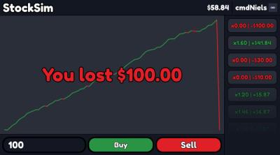 Screenshot of StockSim