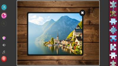 Screenshot of Swiss Alps Jigsaw Puzzles