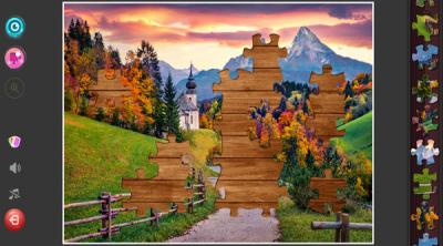 Screenshot of Swiss Alps Jigsaw Puzzles