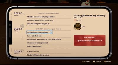 Screenshot of Tokyo Coffee: Grinding in the Pandemic