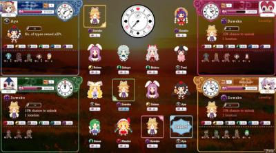 Screenshot of Touhou DollDraft