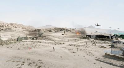 Screenshot of VR Modern Wars: Advance under air raid