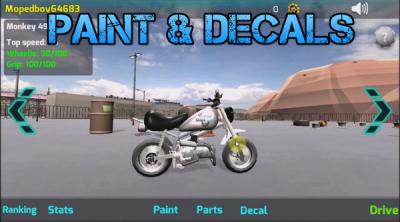 Screenshot of Wheelie King Online