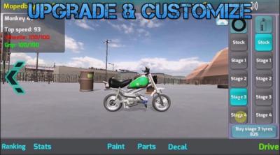 Screenshot of Wheelie King Online